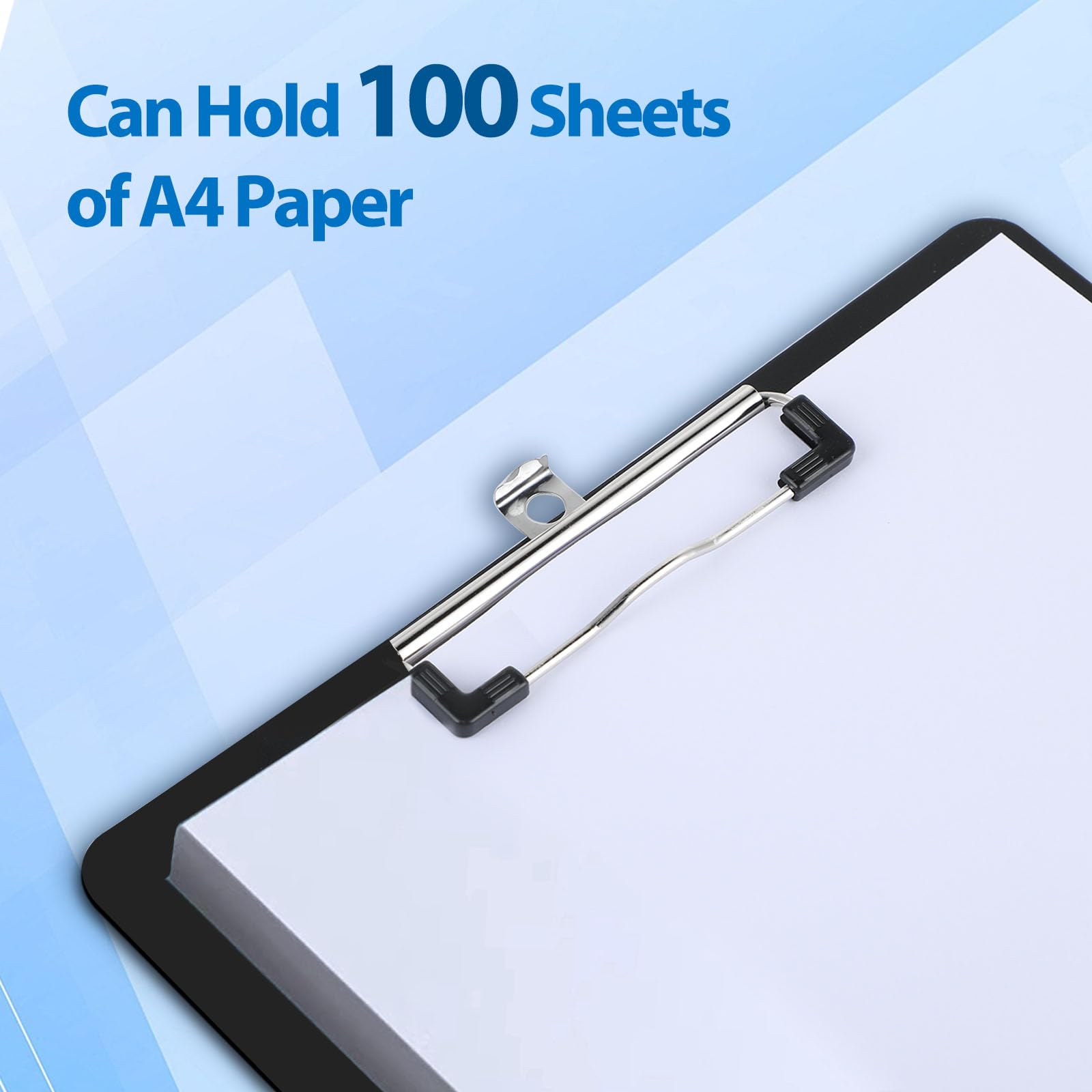 Portablocco A4 Con Clip 5 Pezzi | Per Ufficio, Scuola E Casa - Clip In Metallo Gommata - Foto 6