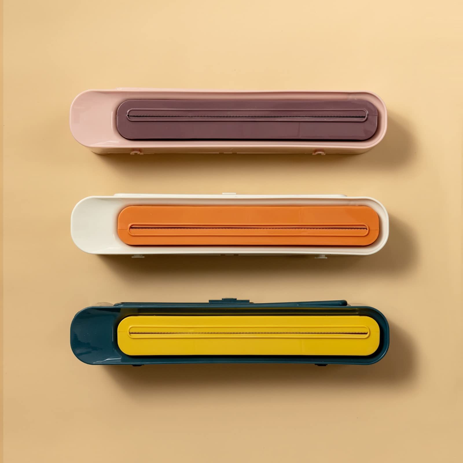 Amazon.co.jp: ラップフィルムカッターディスペンサー、カッター付き