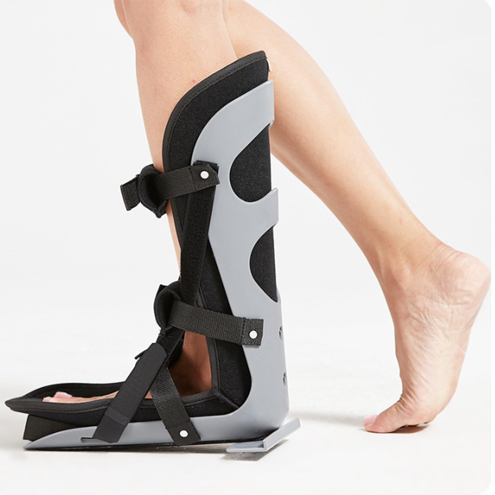 HUANGJUN Férula Nocturna para Fascitis Plantar Ajustable, Soporte para Tendinitis De Aquiles para Fascia, Tendón Y Recuperación Postoperatoria para Hombres Y Mujeres,B,M