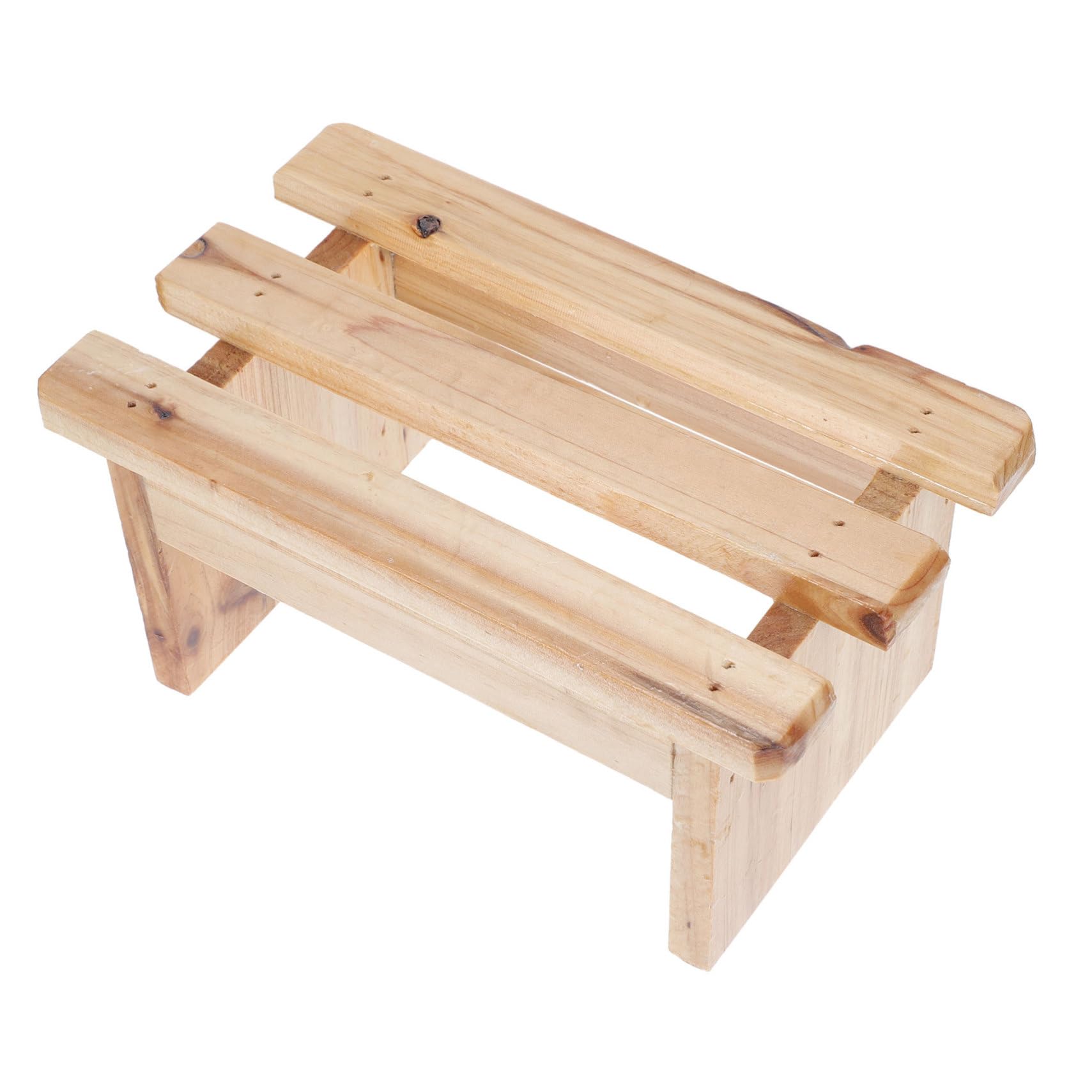 Homoyoyo Taburete De Madera para Baño y Sauna Reposapiés Antideslizante Dimensiones 11cm Soporte para Ducha SPA y Hogar Multiusos Color Natural Adecuado para Adultos y Personas Mayores