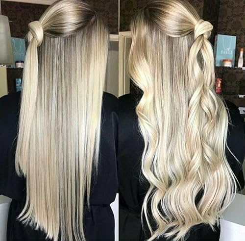Aplique de Cabelo Tic Tac Orgânico Longo, Mega Extensão, Idêntico ao Humano, Preto, Loiro, Castanho