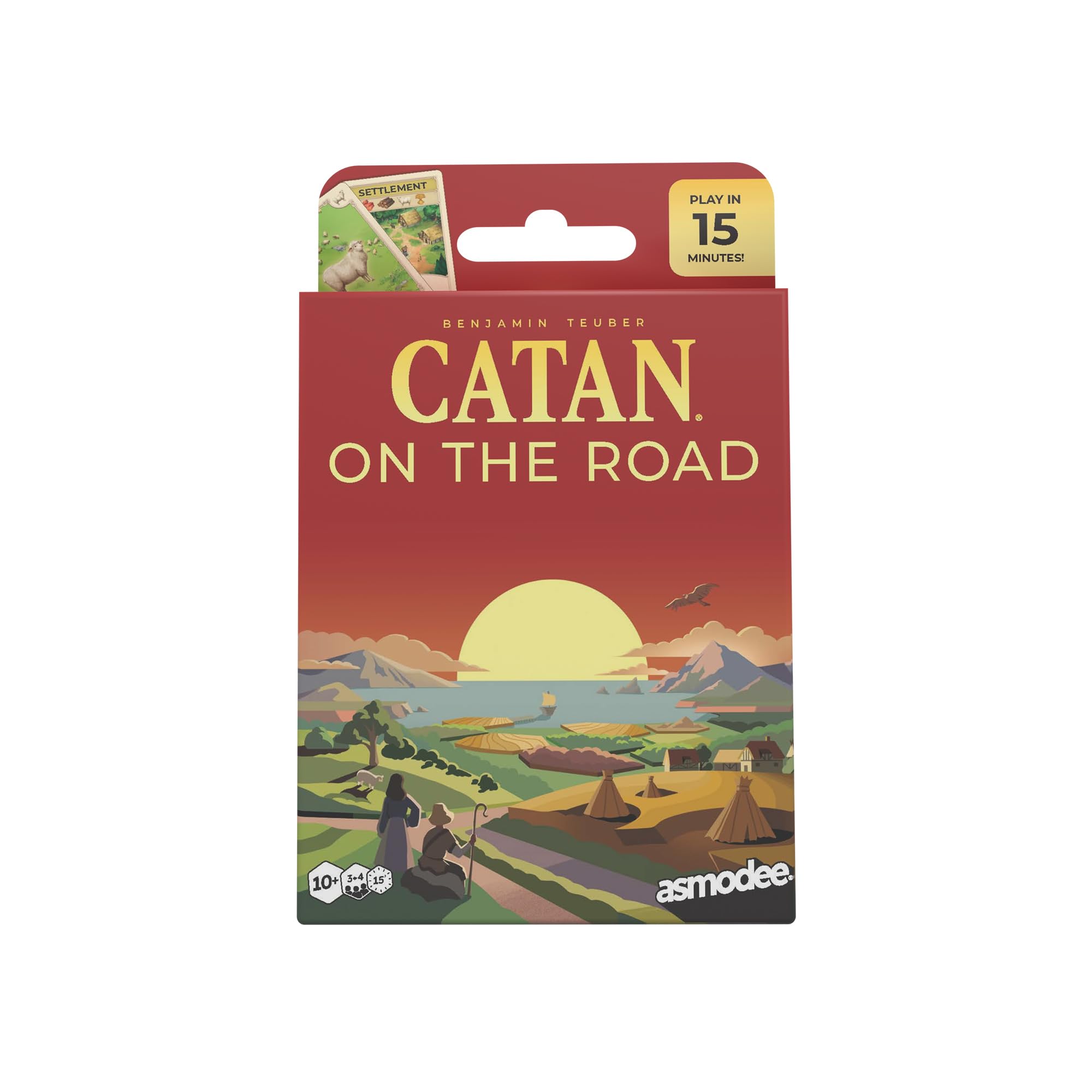 CATAN - On The Road | Strategisches Reise-Familienkartenspiel | Ab 10 Jahren | 3-4 Spieler | 15 Minuten Spielzeit – Ansicht 2
