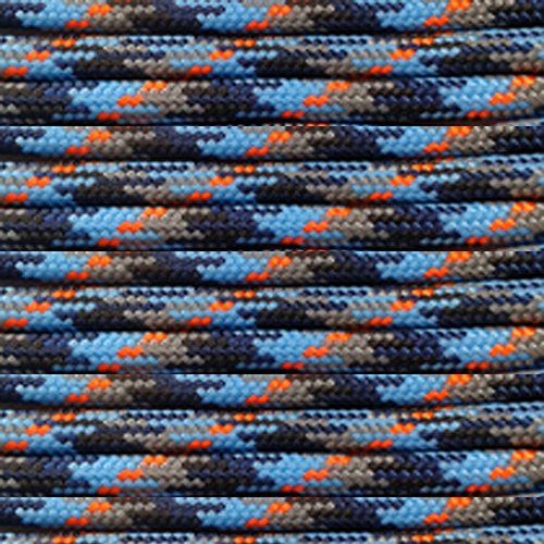 Paracord Planet 250 Foot Spools of 550 Type III 7 Strand Paracord (Raven 250 Foot Spool)