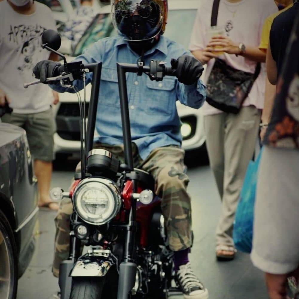 Amazon | UDOM KARNCHANG ホンダ ダックス ST125用交換用ハンドルバー 