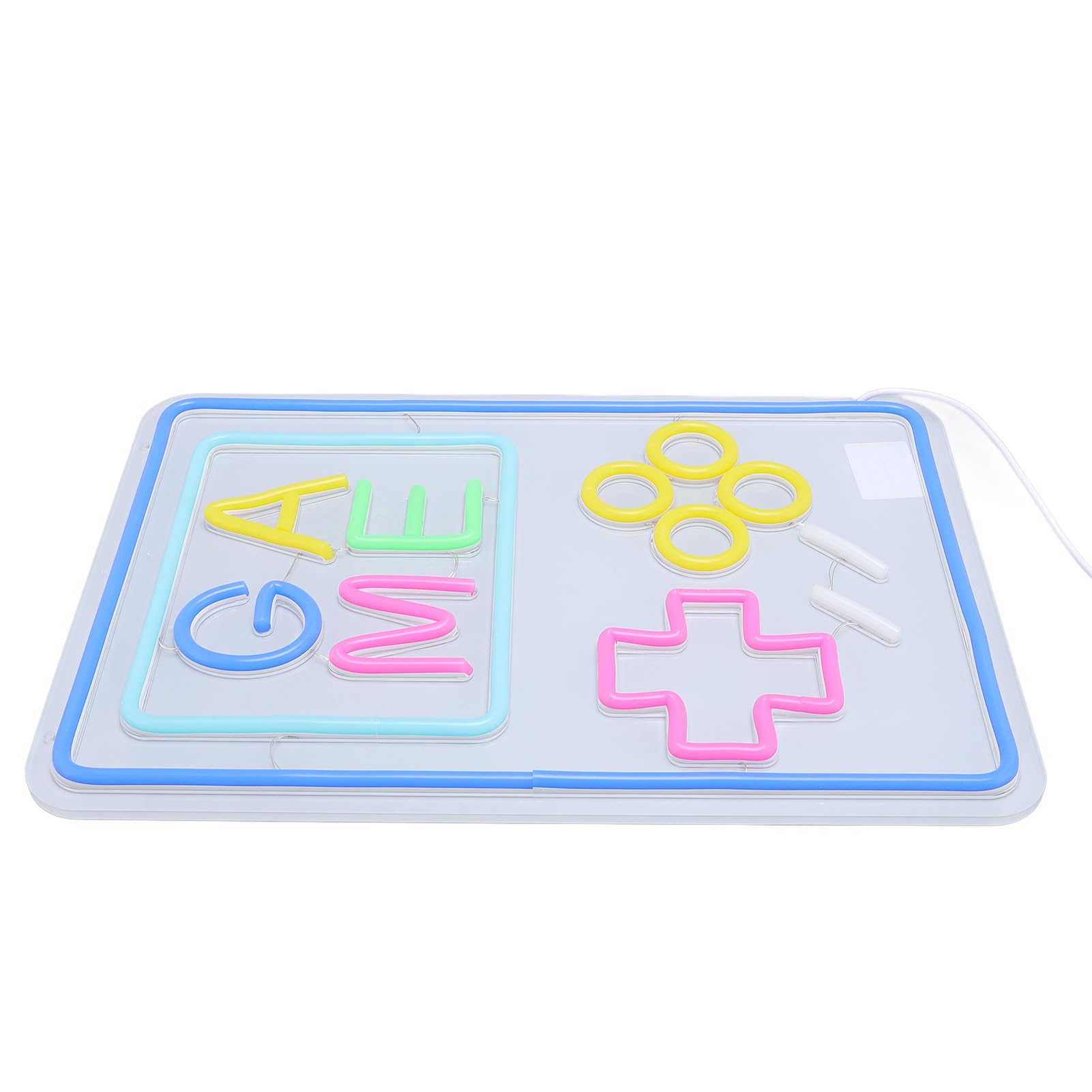 Cocoarm Gaming Neon Schild, Dimmbares LED Handheld Konsole Licht aus