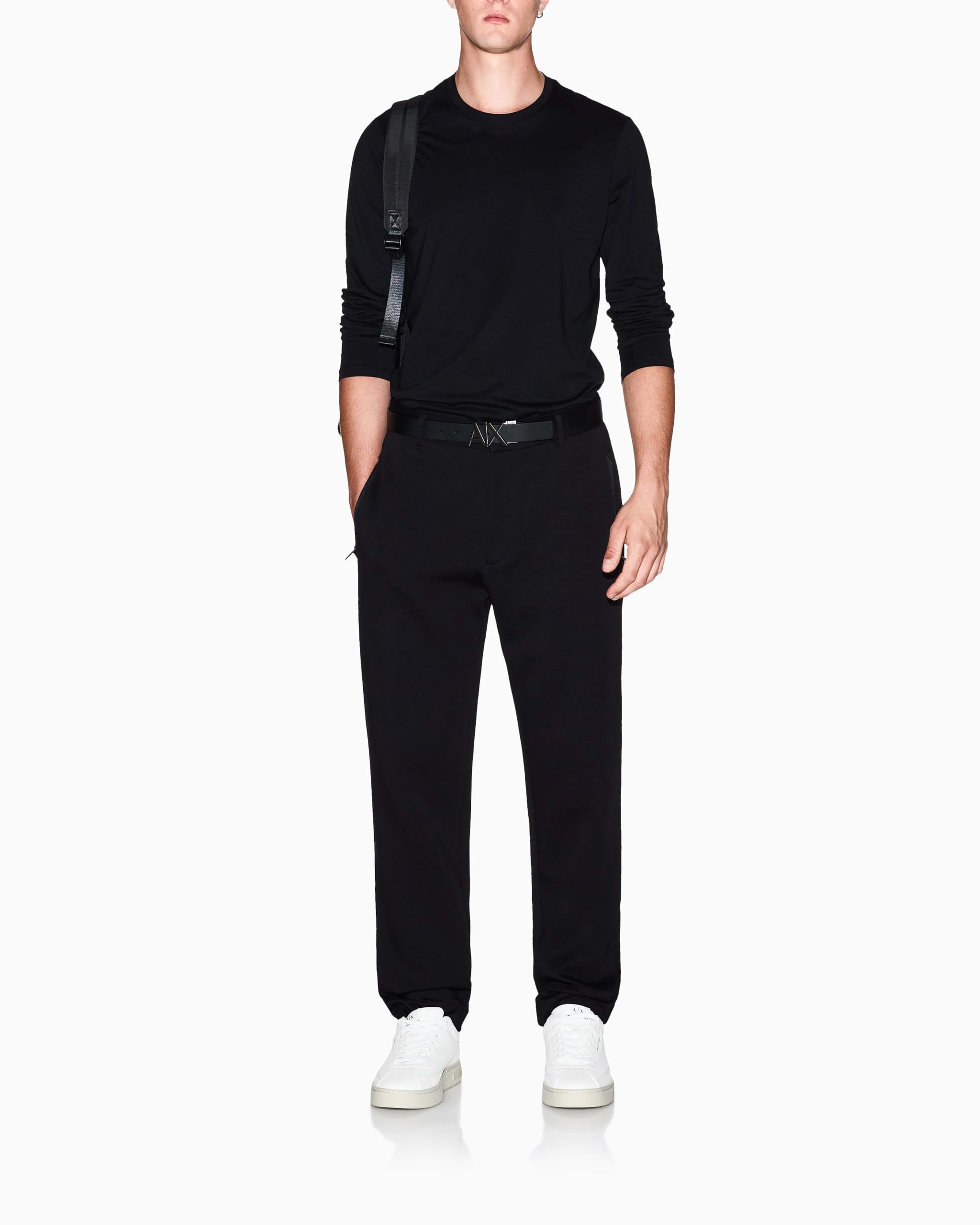 Armani Exchange Mens Stretch Cotton Trousers