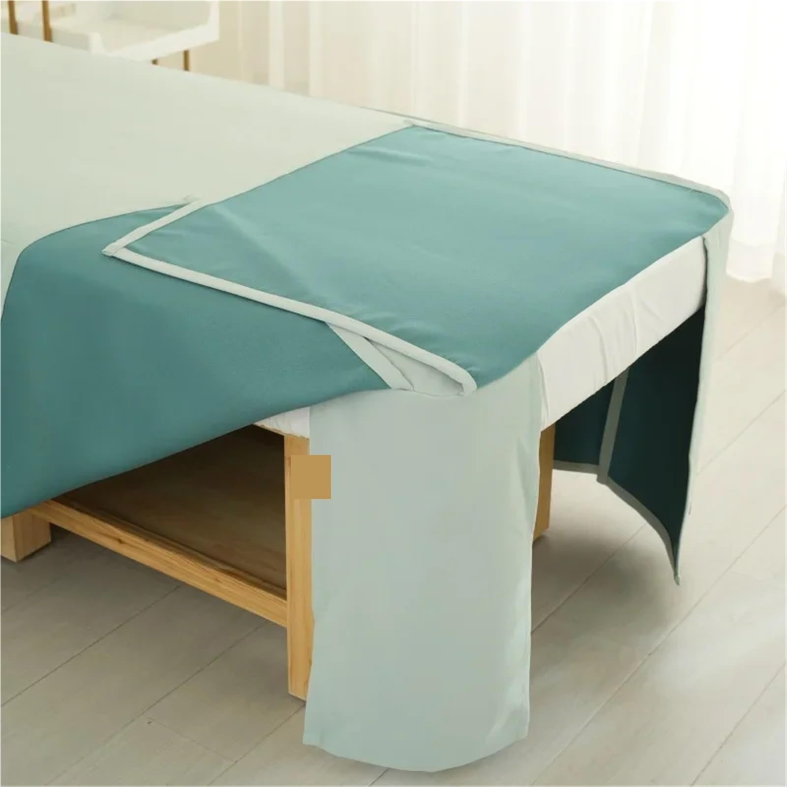 Beauty-Salon Bettbezug-Sets 4-teiliges Schönheits-Tagesdecke-Schönheitssalon-Massage-Bettlaken-Set, Physiotherapie-Bett, vierteiliges Bettbezug-Set