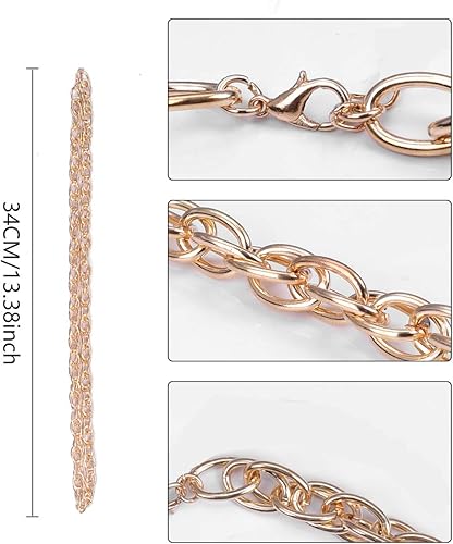 Miniatura 4 de Lohoee 80s90s Women Hip Hop Costume Gold Chain DJ Rapper Bucket Hat Glasses Hoop Earrings Hip Hop Rapper Costume