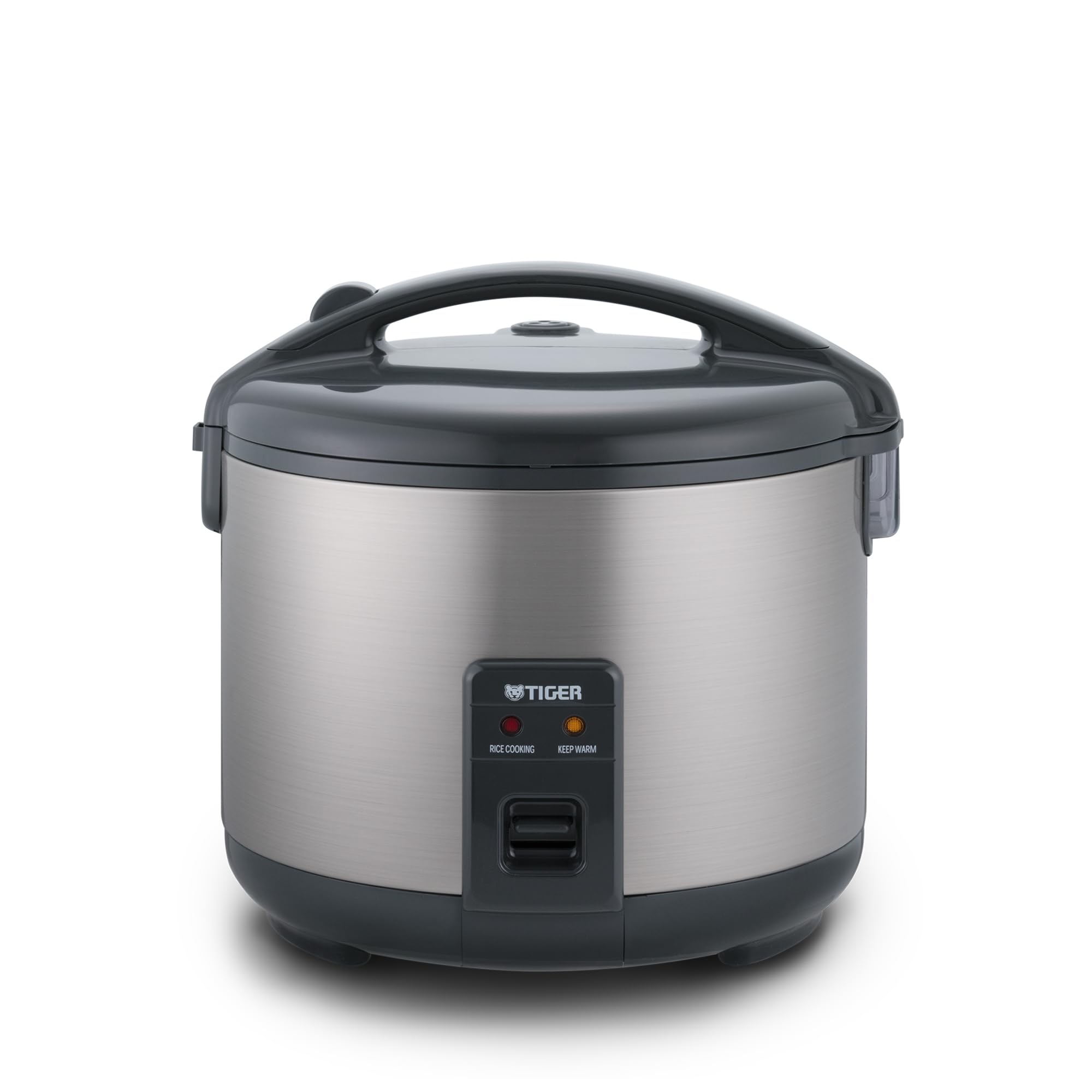 Tiger JNP-S55U-US 3 Cup Capacity White Rice Cooker with Non-Stick Inner Pot Retractable Power Cord and Keep Warm