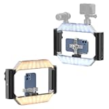 ULANZI Smartphone Video Rig with Light, U-Rig Light Cell Phone Handheld Stabilizer with Ring Light 2500K-9000K CRI 90+ for Filmmaking Live Steam YouTube Video Recording, with 5000mAh Build-in Battery