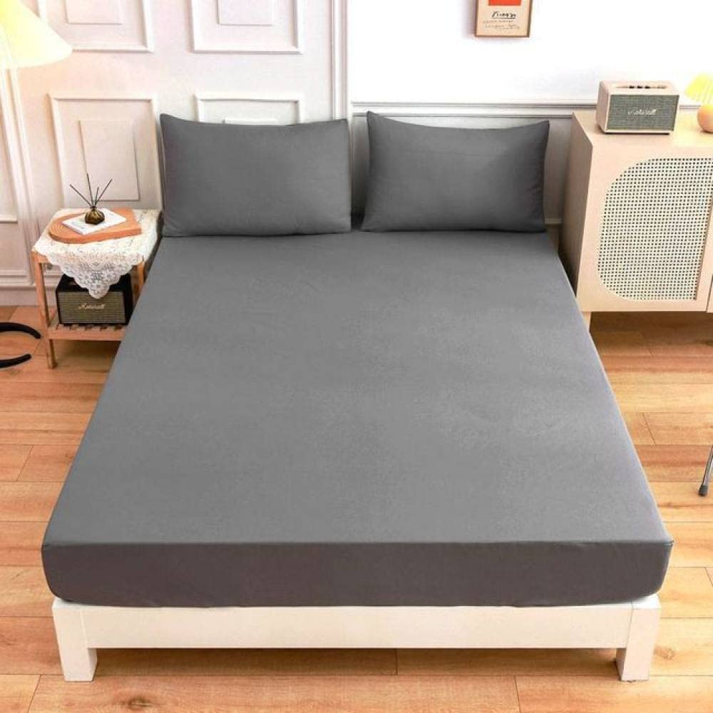 Drap-housse doux élastique fini les draps qui glissent du lit