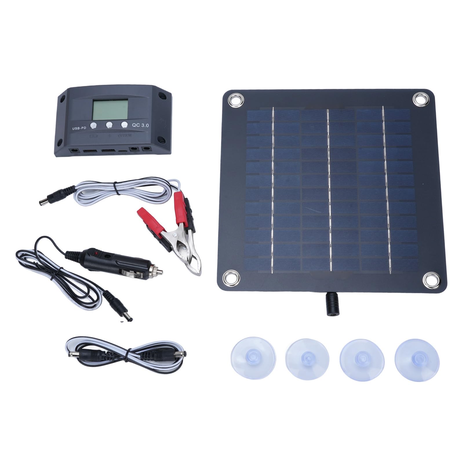 Efficient 20W Solar Panel with MPPT Controller Monocrystalline
