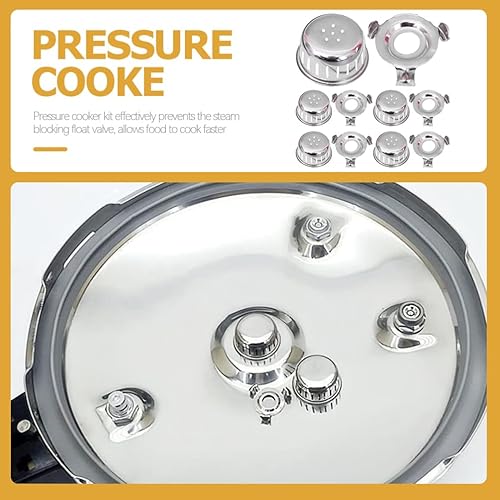 Miniatura 4 de Válvula de repuesto para olla a presión 10 juegos de olla arrocera Espejo Olla a presión eléctrica olla a presión válvula de escape olla de enlatado
