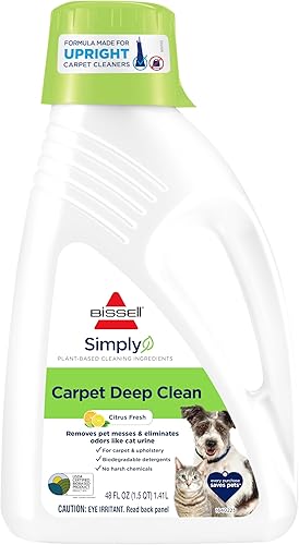 Bissell Clean & Natural - Fórmula de limpieza de alfombras verticales, 48 onzas