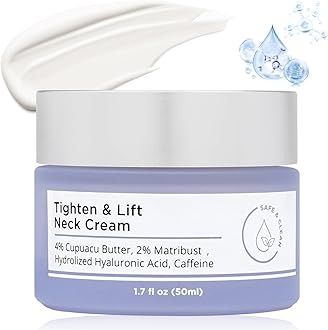 Neck Firming Cream Tightening Lifting Sagging Skin, Tighten & Lift Firming Neck Cream, Tighten and Lift Neck Cream for Crepey Skin, Skin Care Moisturizer Face Cream
