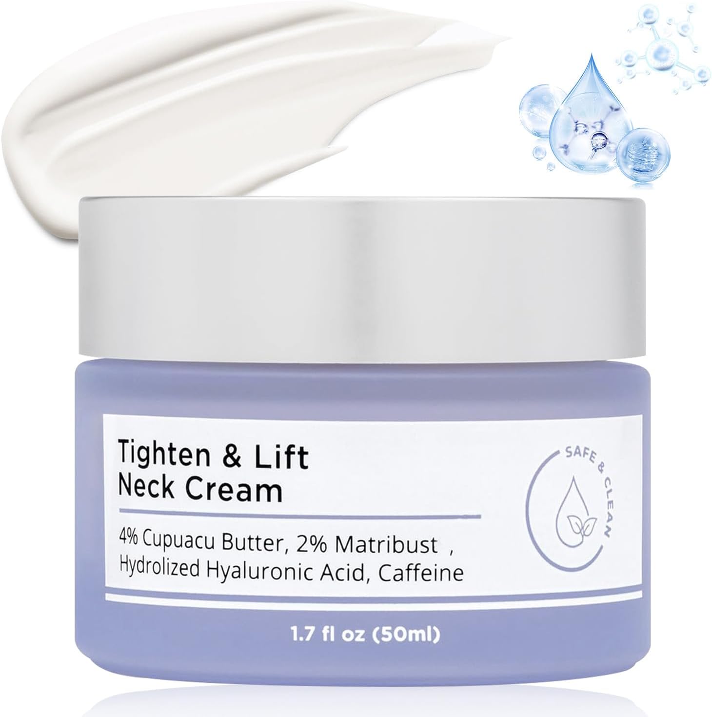 Neck Firming Cream Tightening Lifting Sagging Skin, Tighten & Lift Firming Neck Cream, Tighten and Lift Neck Cream for Crepey Skin, Skin Care Moisturizer Face Cream