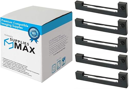 Repuesto compatible para cintas de impresora ERC-2240 Black P.O.S. (5PK) (C43S015358B)