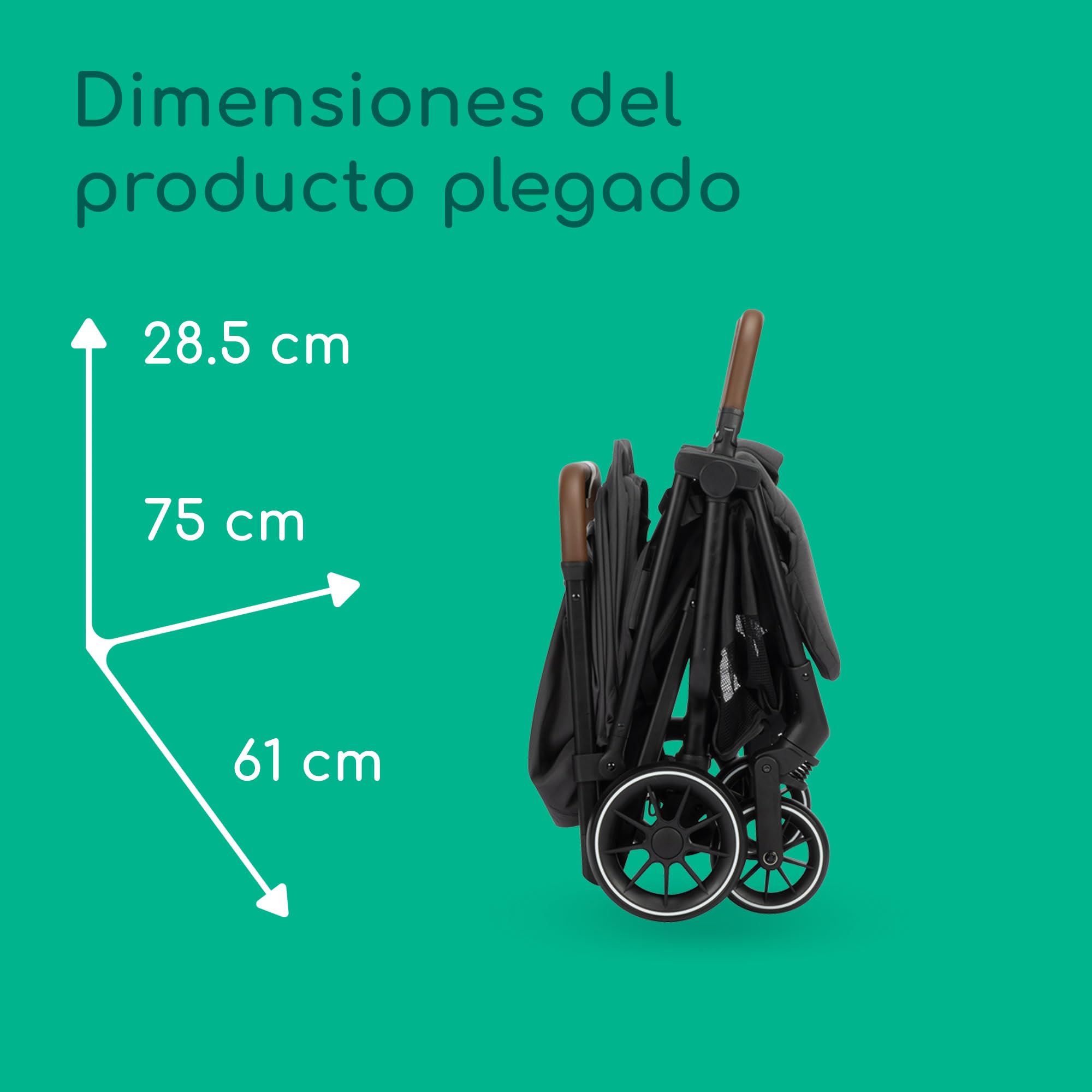 Bebeconfort Mane, Carrito Gemelar, 0-22 kg, Plegado Automático, Reclinación Total, Barras De Seguridad Giratorias, Arnés 5 Puntos, Ventana De Malla, Burbuja Impermeable, Cesta (8 kg), Mineral Graphite