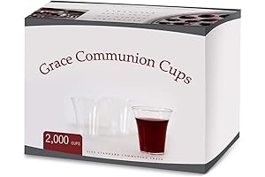 Grace Communion Cups: Stock your Church with our Convenient 2000-Count Pack, Perfect for Communion Services