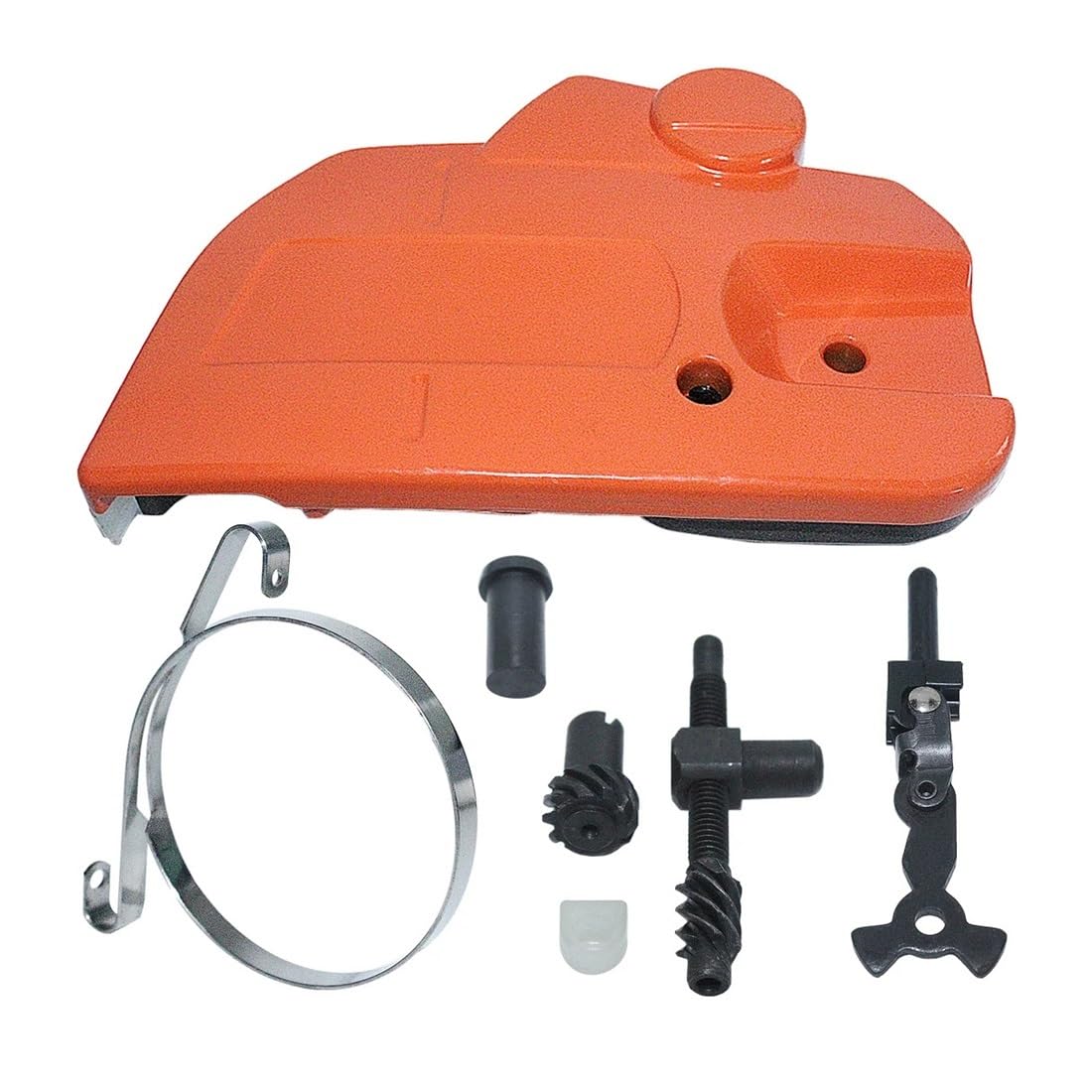 Banda de Cubierta de Embrague de Freno de Cadena Compatible con el Kit de buje guía del Tensor del ajustador de articulación de Rodilla 445, Repuesto de Motosierra
