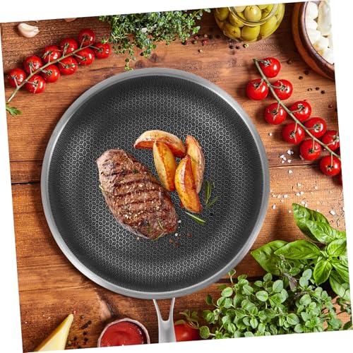Wok Tradicional Antiadherente de Acero Inoxidable Honeycomb miniatura 7