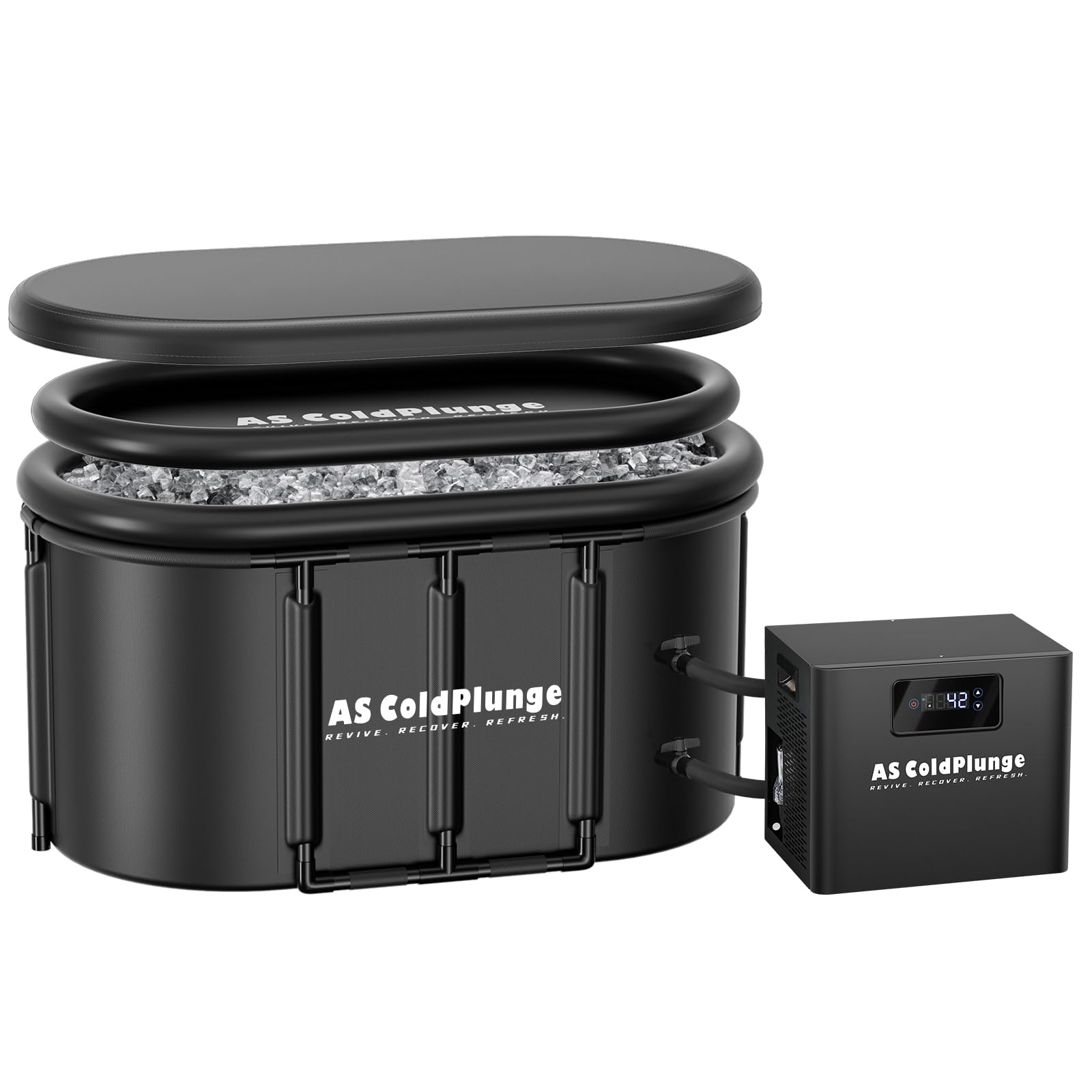 AS ColdPlunge Ice Bath Chiller & Tub Kit 1/3 HP