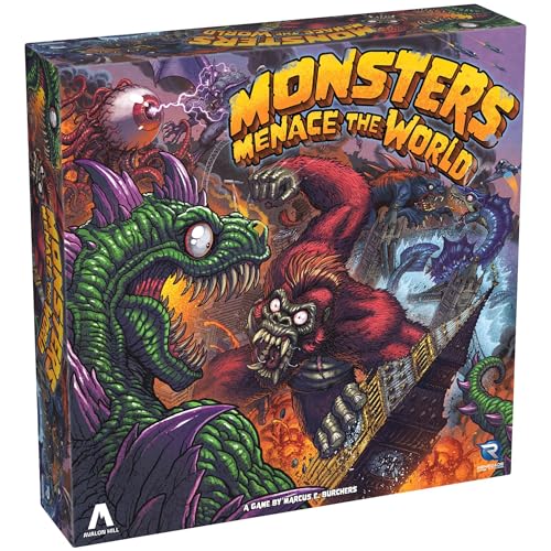 Monsters Menace the World juego de mesa de estrategia miniatura 1