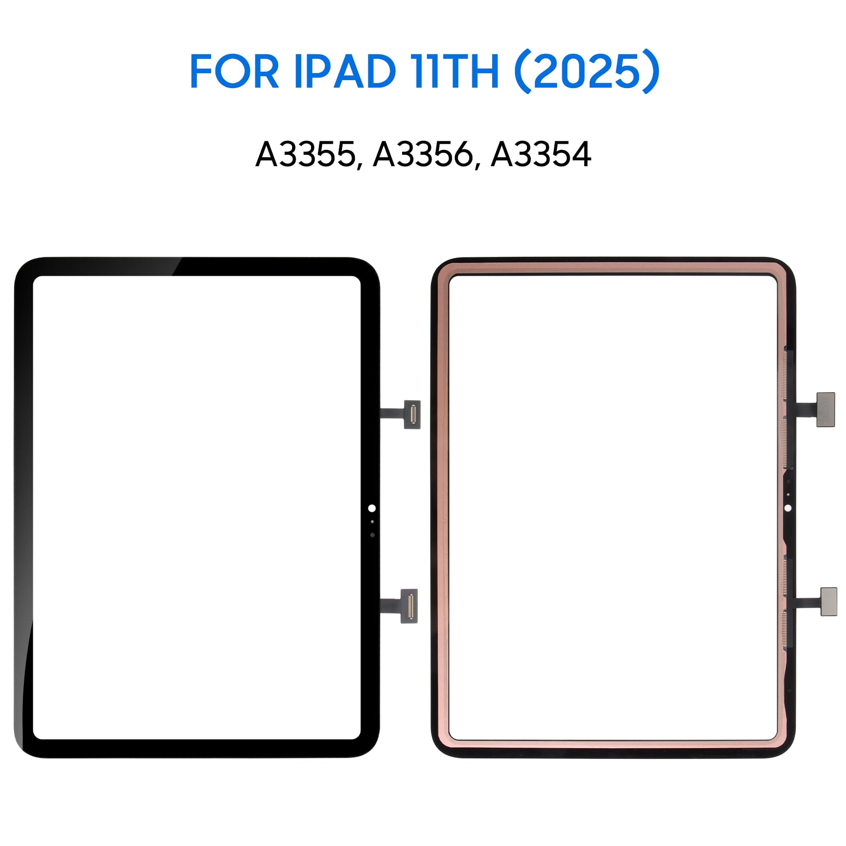 Schermo LCD per iPad 10 2022/A16 2025 Digitizer Sostituzione Touch Glass Solo 11"/11" Schermo di Ricambio per iPad 10th/11th Gen A2696 A2757 A2777 A3354 A3355 A3356 con strumenti di riparazione