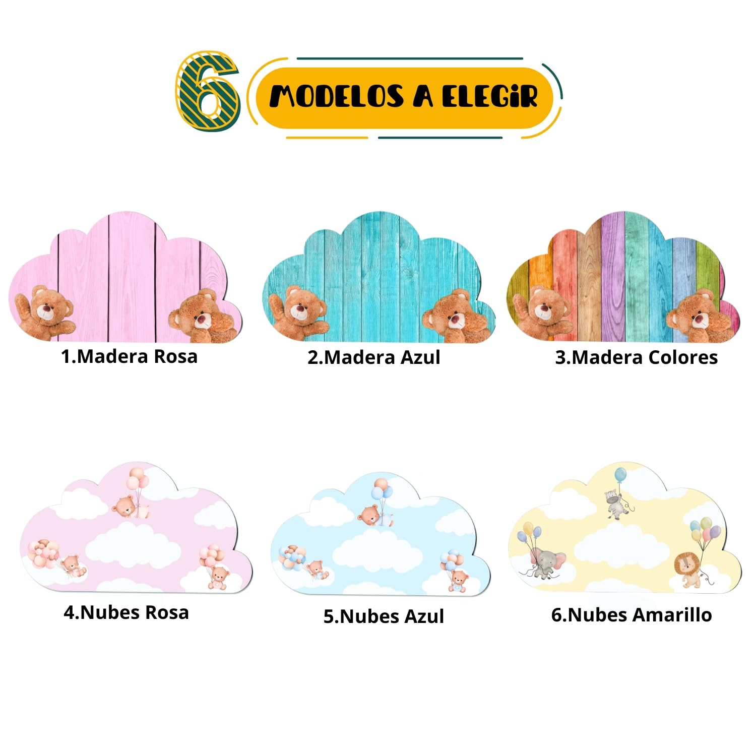Regalos para bebé recién nacido. Placa personalizada para puerta. Decoración habitación juvenil. Nombre en madera personalizado (Rosa)