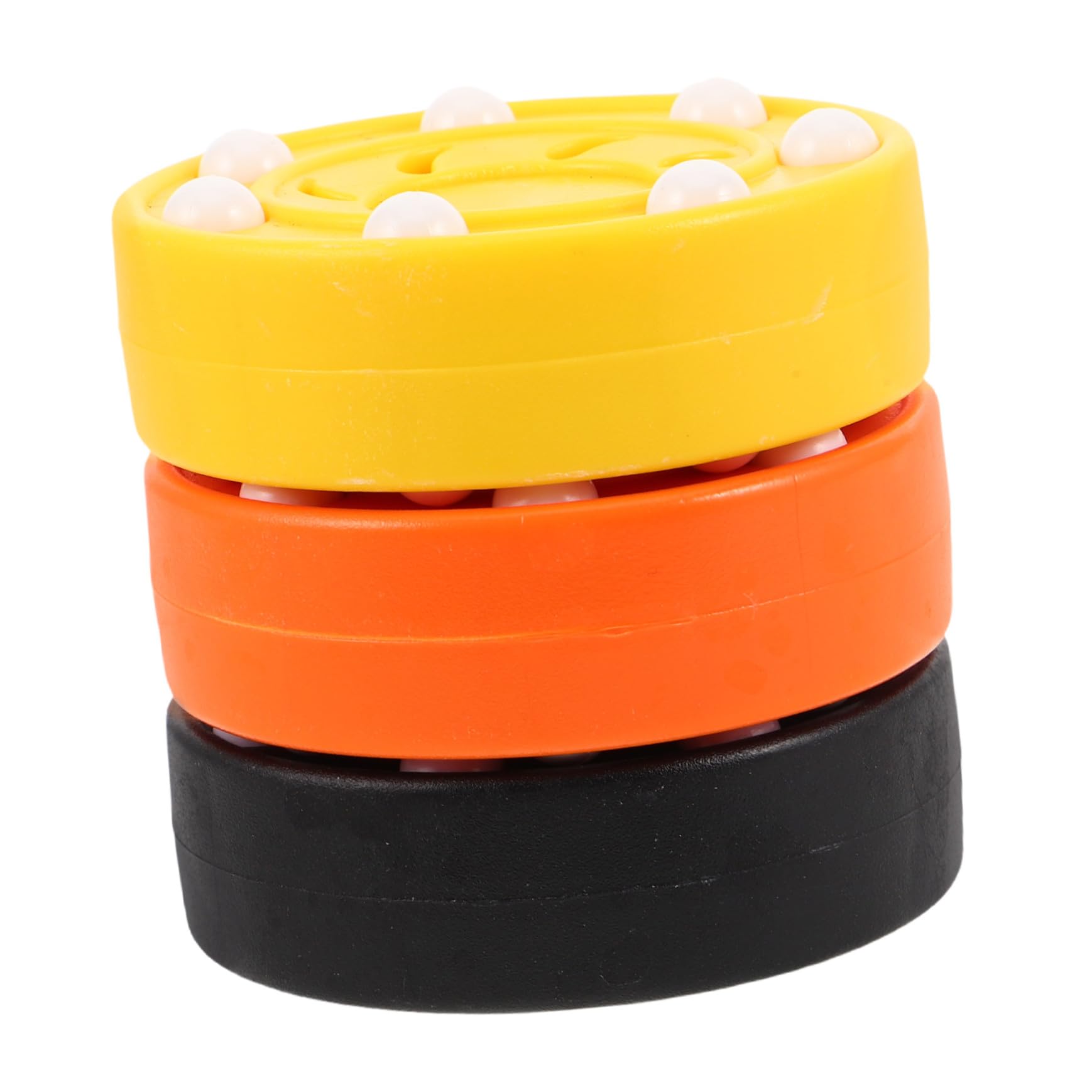SUPVOX Dischi da Hockey su Pavimento 3 Pezzi in ABS con Peso Realistico per Allenamento Sportivo Indoor, Controllo Senza Sforzo, Adatti a Principianti e Ragazzo Ragazza