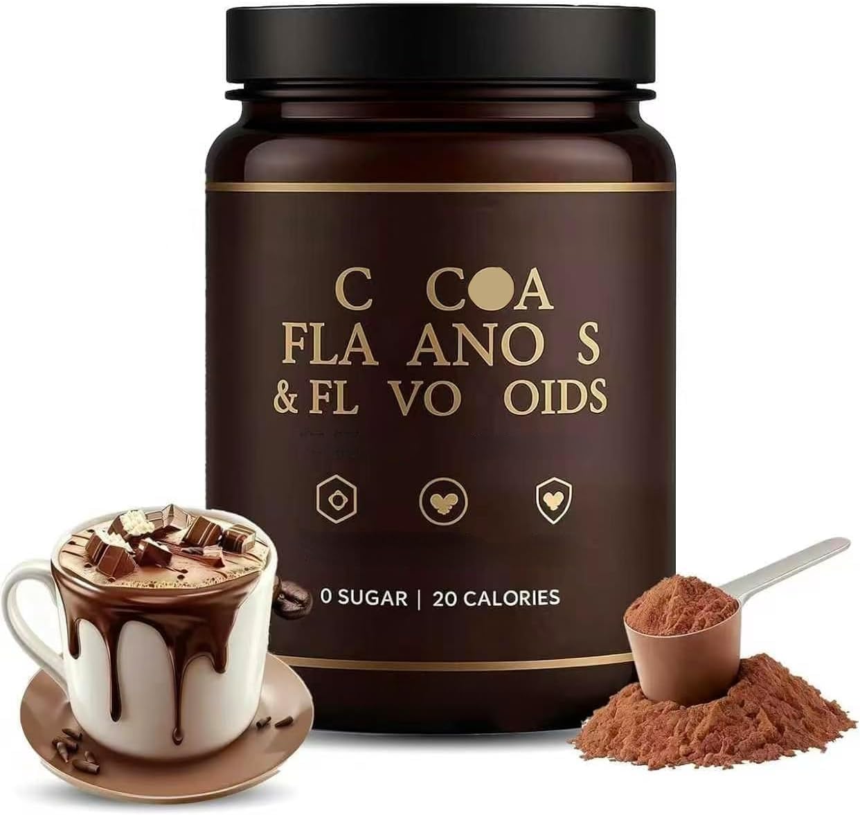 cacao in polvere | Il cacao aumenta l'energia, 1 pezzo