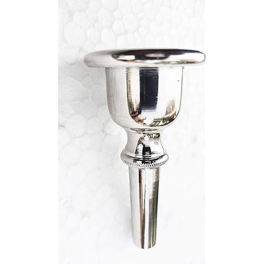 Euphonium Mouthpiece Brass Silver