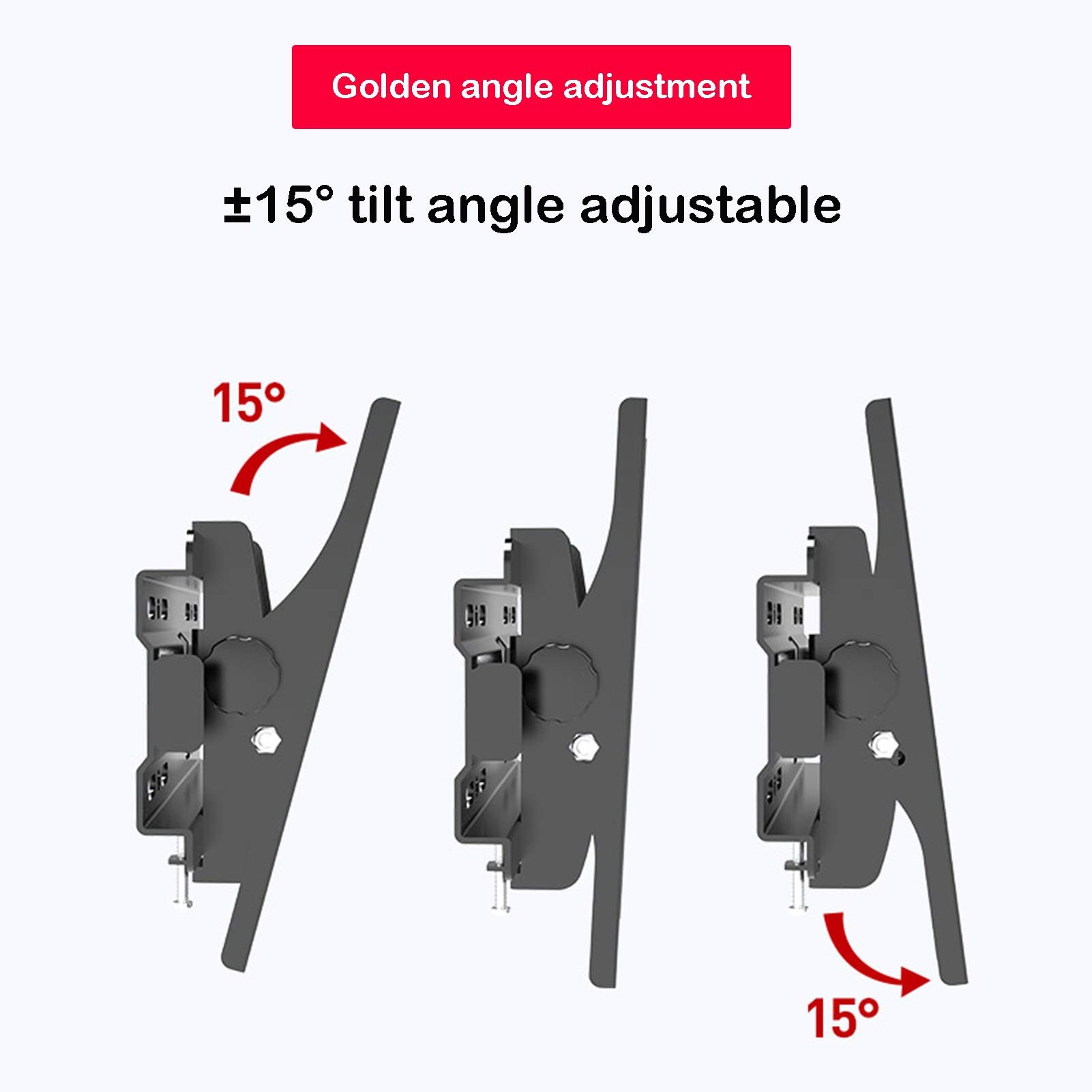 LIU- Soporte De Pared Inclinable for TV for TV De 14 A 32 Pulgadas, Soporte De Fijación A La Pared for TV Delgado, Máximo VESA 200x200 Mm con Capacidad for 50 Kg
