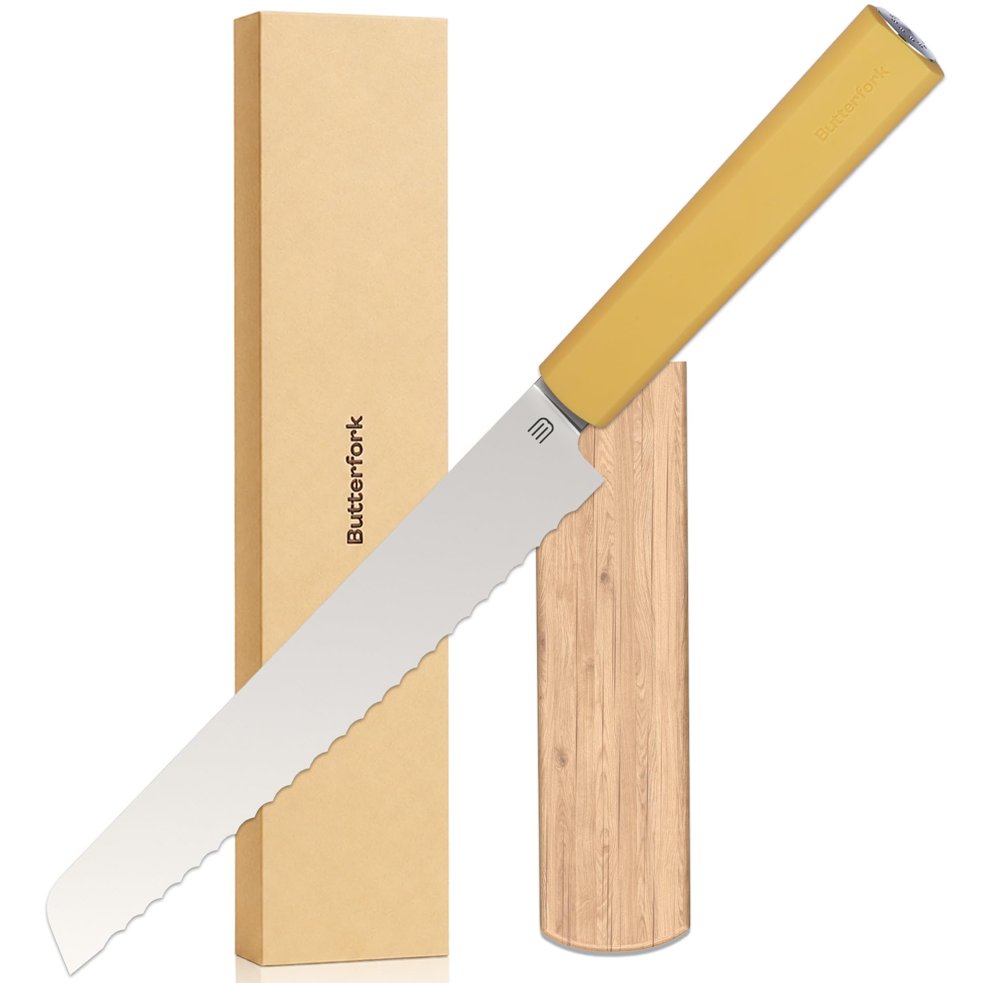 8 Inch Chef Knife, Kitchen Knife with AR-RPM9 Steel & Ergonomic ABS Handle — Amazon image 23