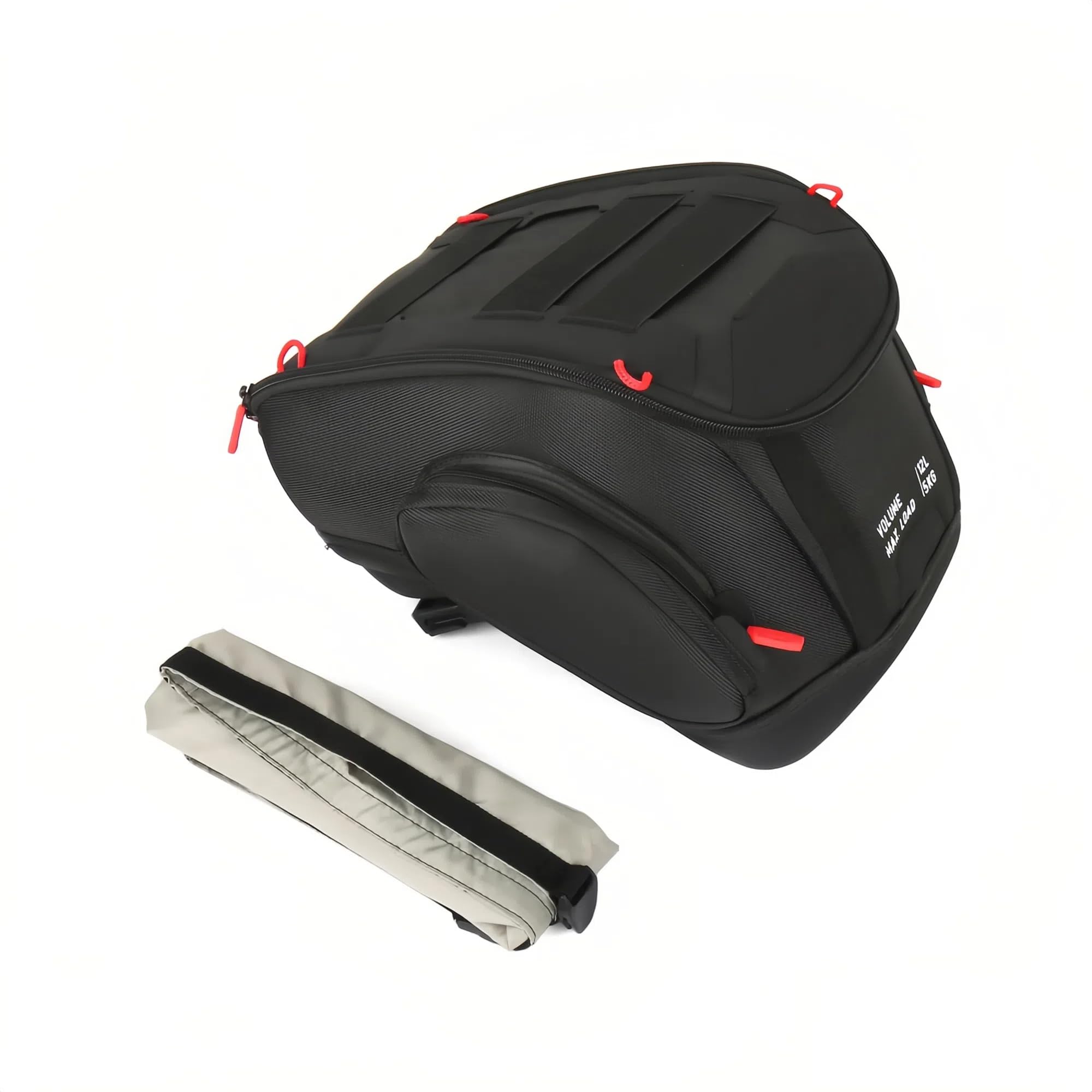Für BMW R1300GS Adventure 2024 – Neuer 12-Liter-Tankrucksack aus Nylon, Tanklock-Reisetasche, Schwarz