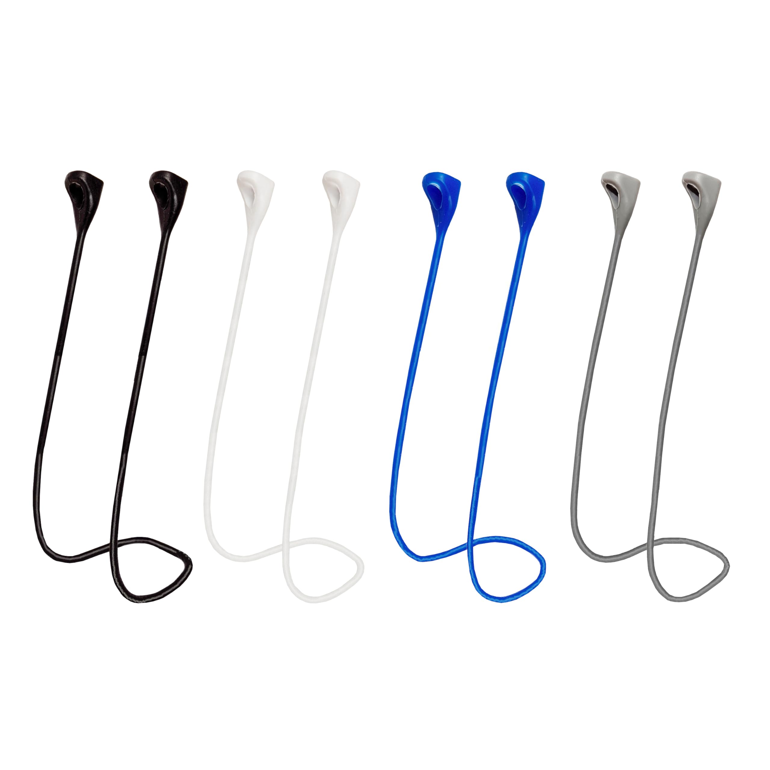MULTAICH Magnetic Anti-Lost Lanyard 2nd for AirPods Pro 2nd/3nd,Soft Silicone Sports Lanyard, Neck Rope Cord (2nd/Black/white/gray/blue)