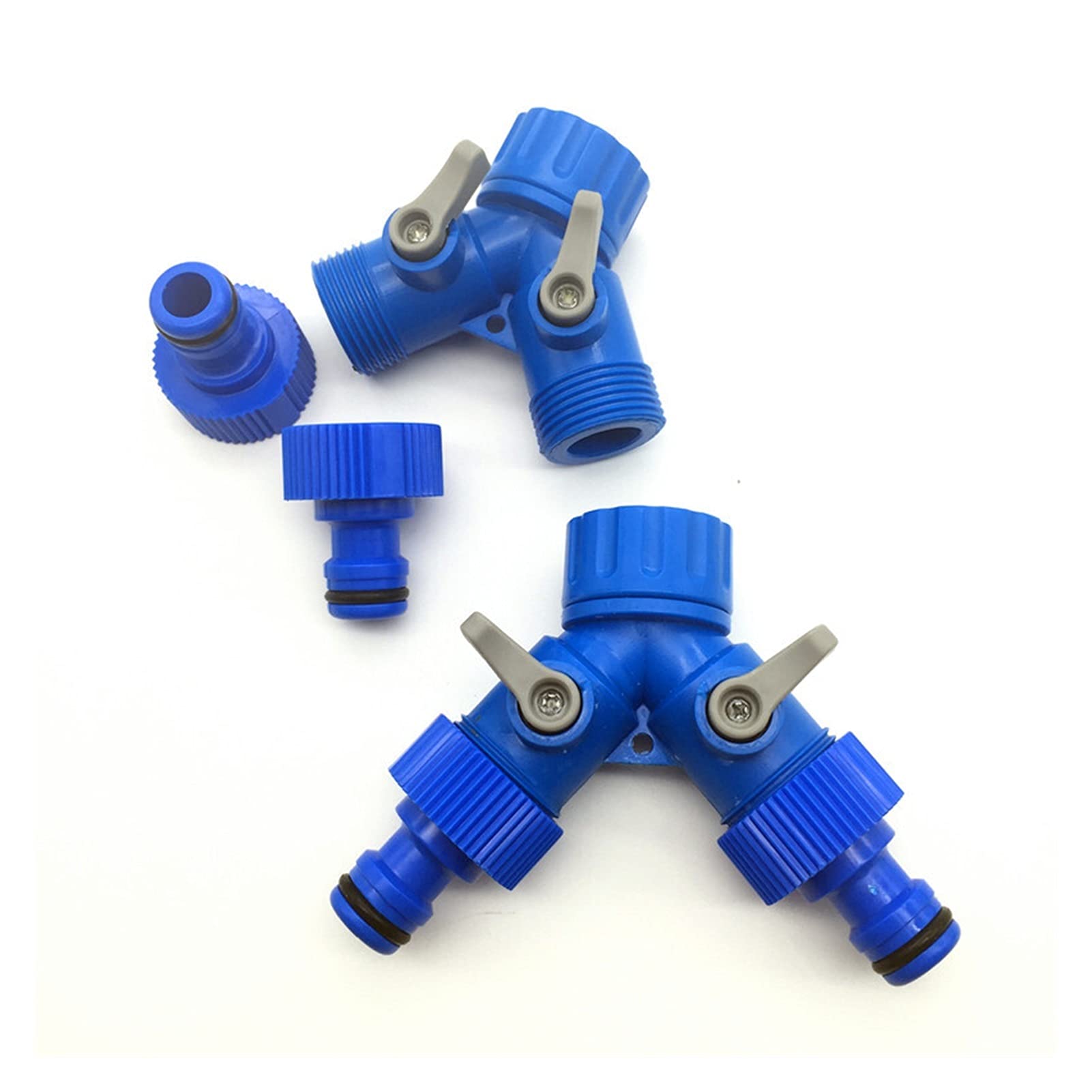 Garden Plumbing 20 Y-Type Split Connectors and G3/4 Inch Faucet Garden Hose Connector are Interchangeable, and The Control Valve Can Be Switched