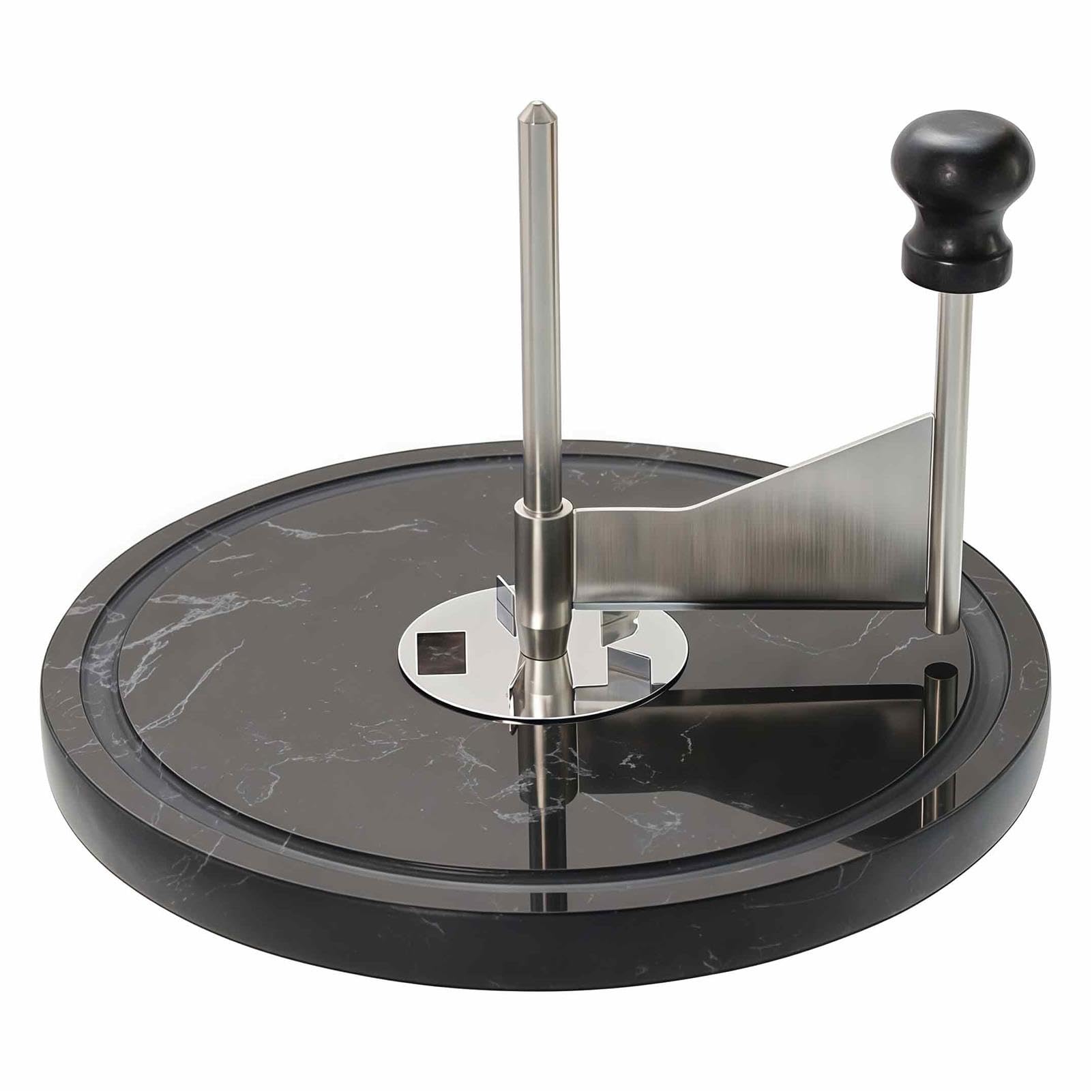 Bigodino per formaggio con base in marmo, rasoio in acciaio inox, trituratore portatile per cioccolato, facile da installare e pulire, ideale per bar e negozi di dessert