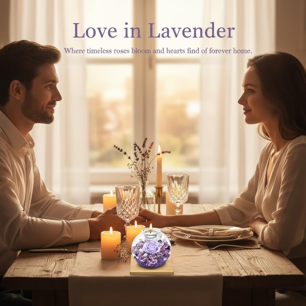 Mothers Day Gifts for Mom, Eternal Preserved Real Rose,Preserved Rose in Glass Dome Gifts, Romantic Mother's Day Valentine Christmas Birthday Gift for Women Mom Girlfriend Wife Home Decor - Image 7