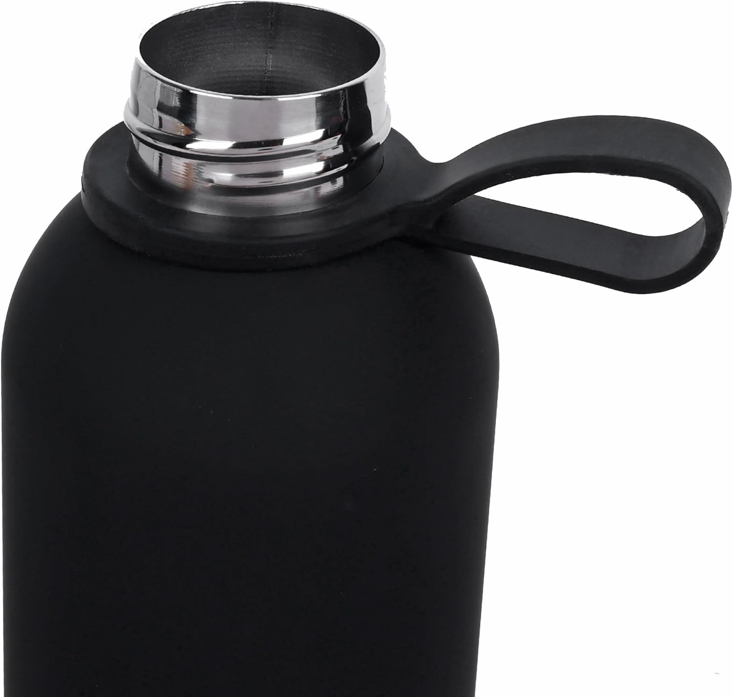 Water Bottle 25 Oz Stainless Steel Double Wall & Vacuum Insulated Sports Water Bottle Keep Cold for Upto 15 Hours and Hot for Upto 12 Hours | Pack of 1 (Black)
