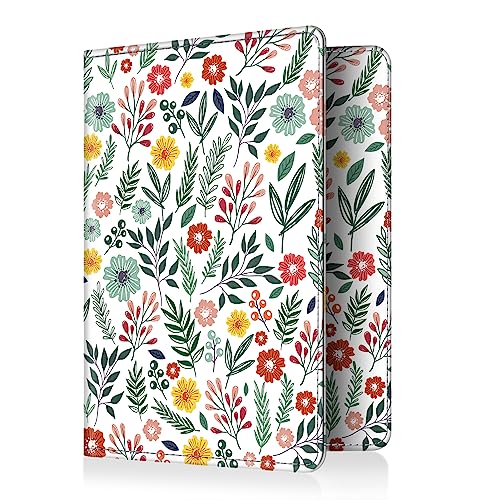 Image of FINTIE Passport Holder, Slim Travel Wallet RFID Blocking Card Case Cover Passport Cover Protector Essentials with Credit Card Slots for Women /Men | Slim