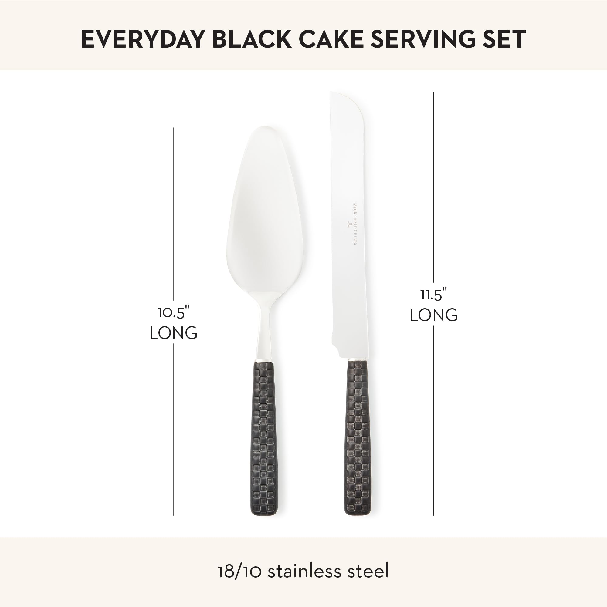 Amazon.com | MACKENZIE-CHILDS Everyday Cake-Serving Set