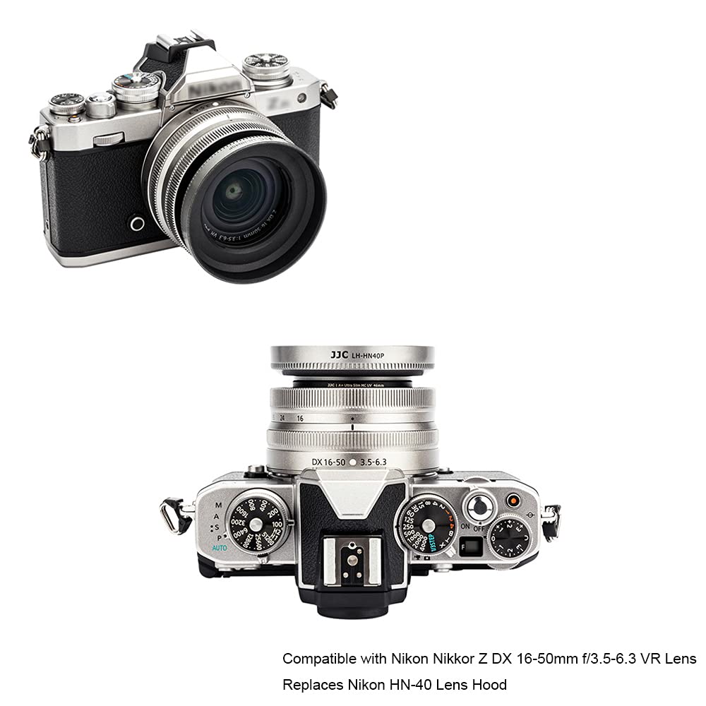 Amazon.com : Silver Screw-in Lens Hood Shade for Nikon Z DX