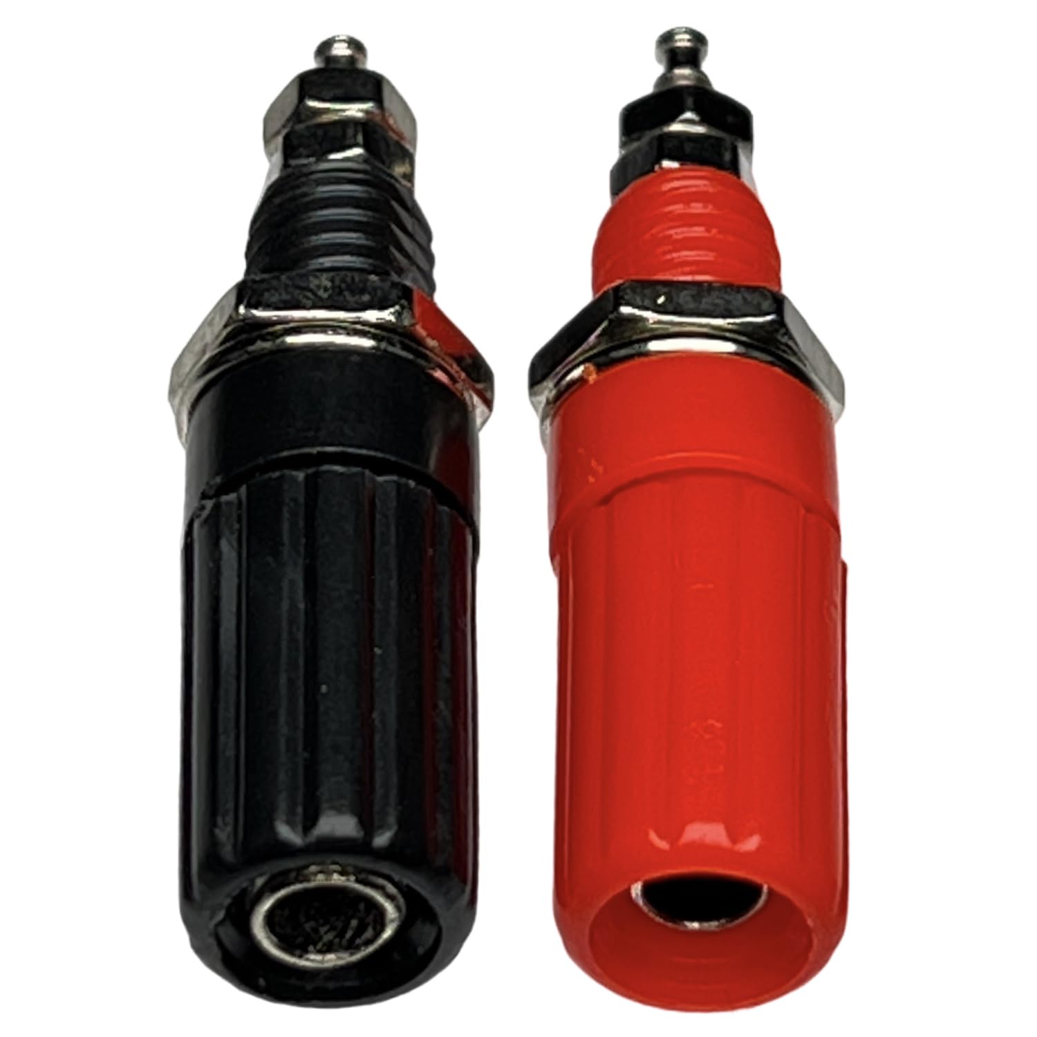 Aoowei Terminale A Doppio Binding Post Per Amplificatore – Attacco A Vite, Connettori In Rame Dorato 5mm/4mm (4 Pezzi)
