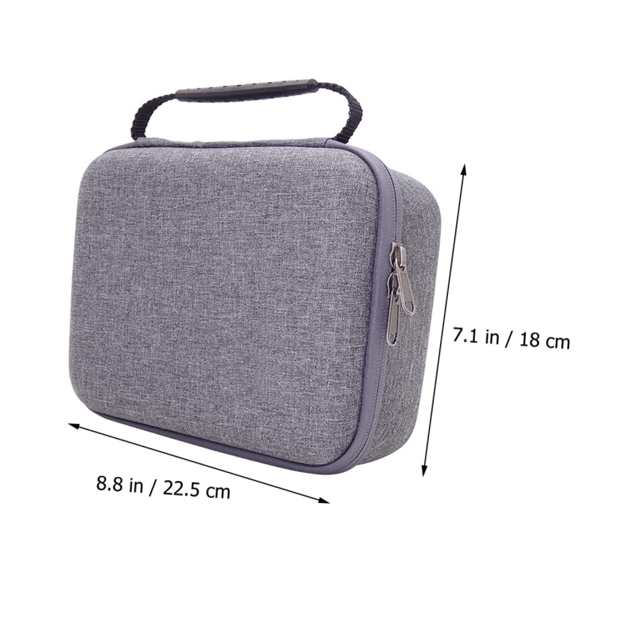 SECFOU Organizzatore Per Cavi Usb Elettronico Da Viaggio Realizzato in Eva Tessuto Oxford Durevole E Leggero Cerniera Design A Strappo