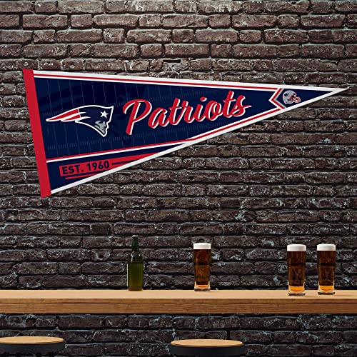 Image of Rico Industries NFL Football Classic 12 inch x 30 inch Felt Wall Decor Pennant - Great for Home /Bed Room /Man Cave Decor