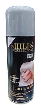 SHILLS PROFESSIONAL Temporary Hair Color Spray Silver 125 Ml