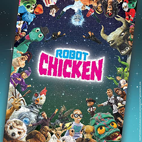 Robot Chicken It Was Only A Dream 1000 Piece Jigsaw Puzzle | Collectible Puzzle Featuring Fan-Favorite Characters From The Popular Claymation Show | Officially Licensed Adult Swim Merchandise #TOP6