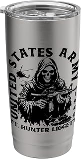 Fort Hunter Liggett US Military Base California CA Ft Greely Stainless Steel Insulated Tumbler