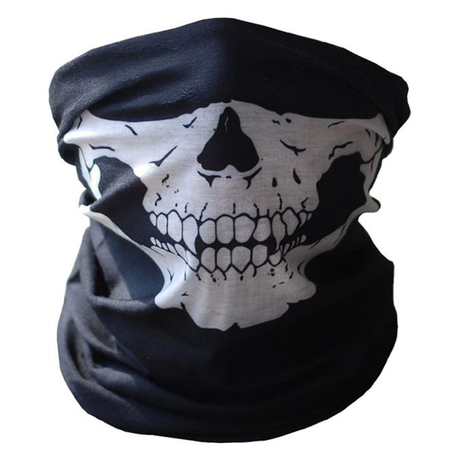 ZWWAAZHF Halloween Skull Cover White Skeleton Gloves Bone for Adult Cosplay Props Outdoor Halloween Skeleton Women
